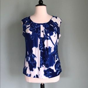 Jones New York Collection ikat sleeveless shell L